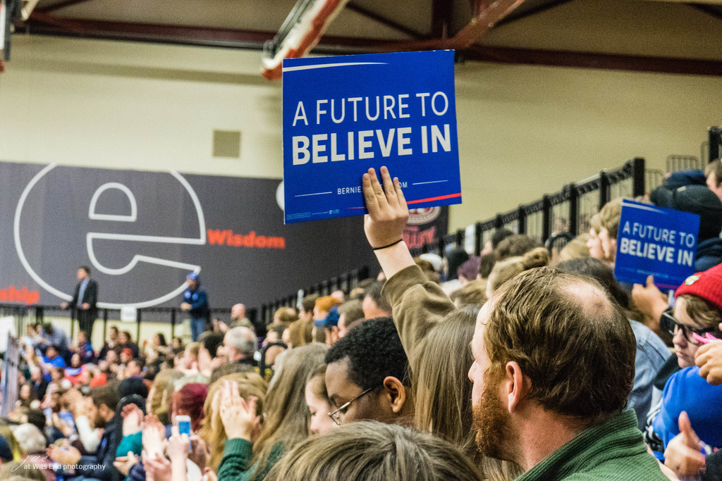 Sanders Rally SIUE by jae_at_wits_end