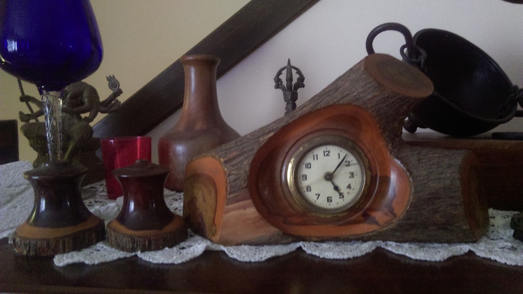 Hand-made Clock and Shakers by mozette