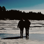 20th Feb 2016 - Walkin on Ice, Not Alone