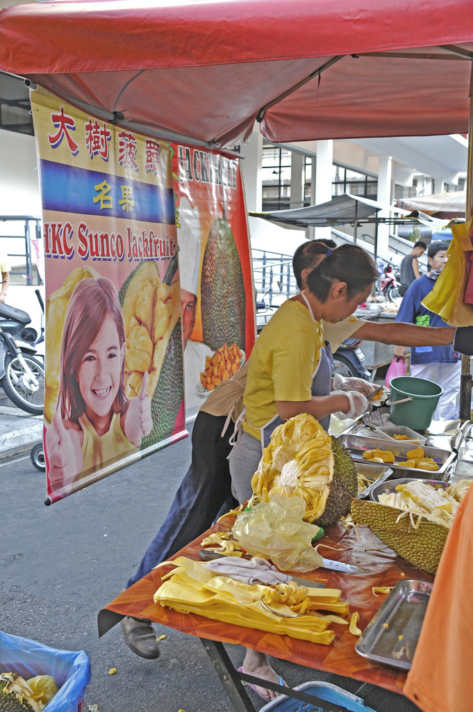 Jackfruit market seller by ianjb21