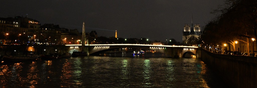 Crossing the Seine by parisouailleurs