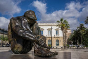 11th Mar 2016 - 065 - Big man resting in the square (Cartagena, Spain)