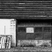 Barn with a Garage Door by olivetreeann