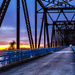Sunrise Chain of Rocks Bridge by jae_at_wits_end