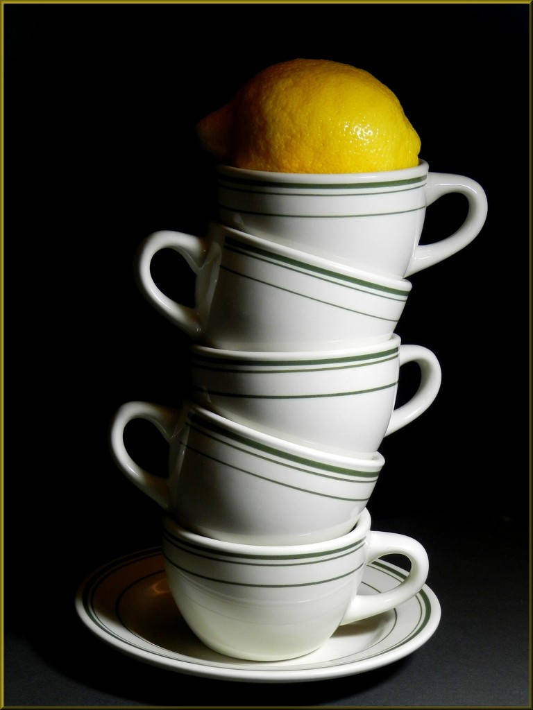 Hot Lemon Water by paintdipper