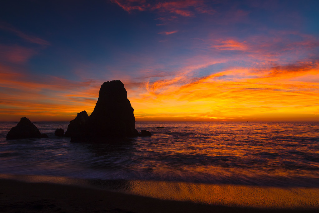 California Sunset by pflaume