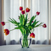 Tulips in a Vase by rosiekerr