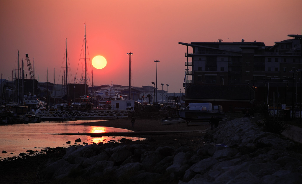 Dockside Sunset by davidrobinson