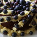 Chocolate cake with Blueberries & white chocolate  by bizziebeeme