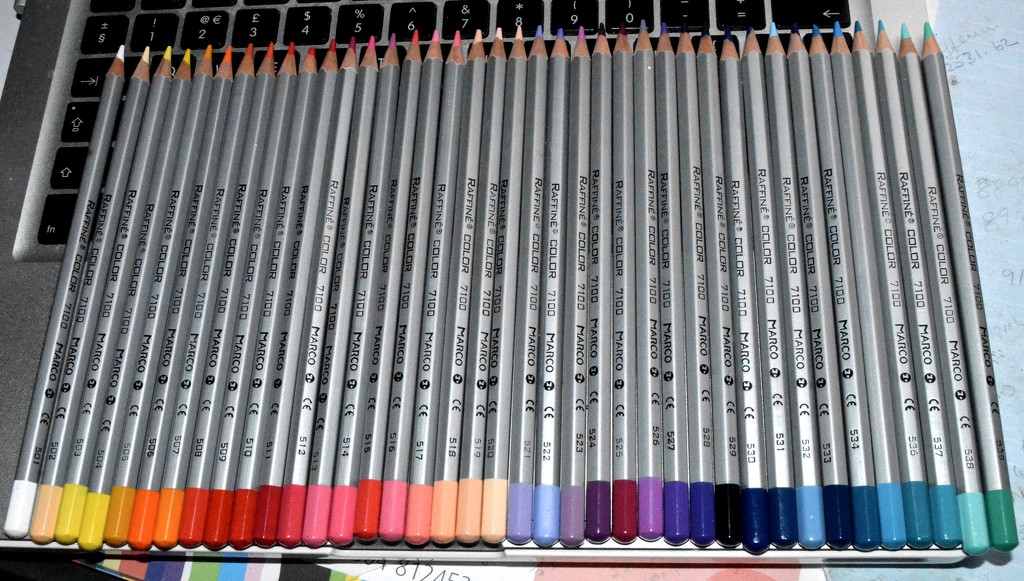 Coloured Pencils by arkensiel
