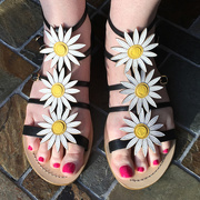 22nd Mar 2016 - My New Daisy Sandals For Summer