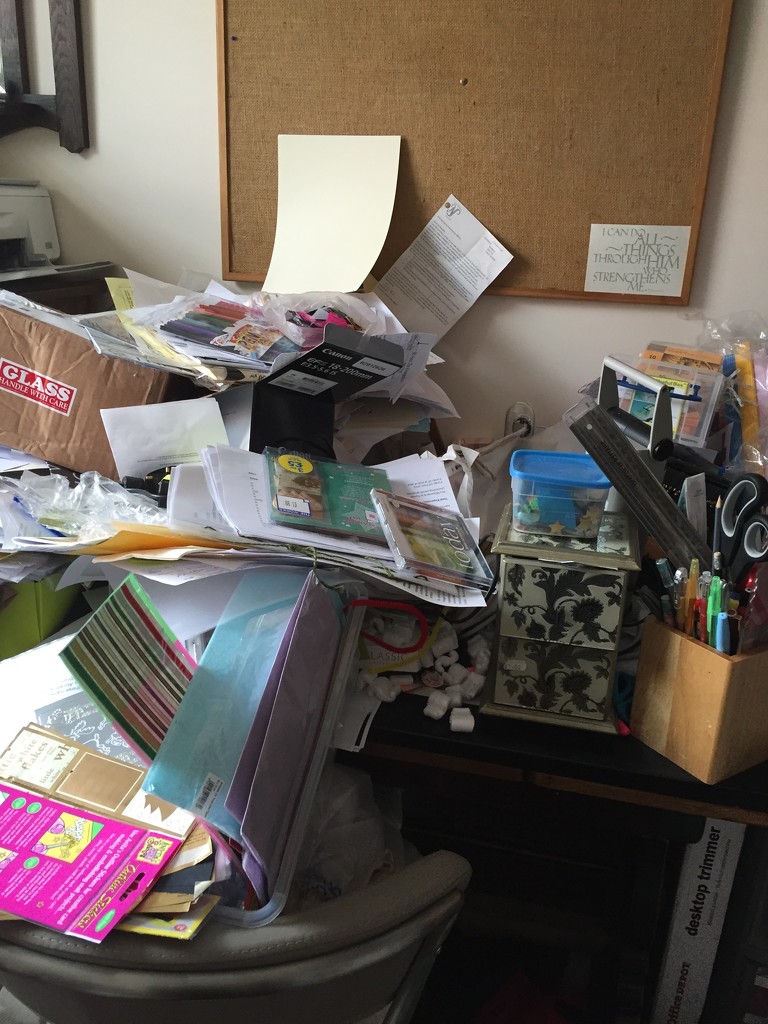 Desk Needs Tidying... by daffodill
