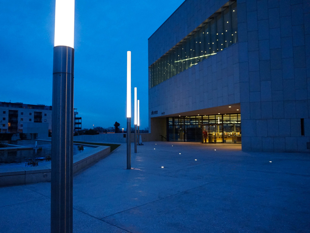 Blue hour library... with lightsabers by m2016