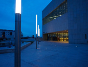 23rd Mar 2016 - Blue hour library... with lightsabers
