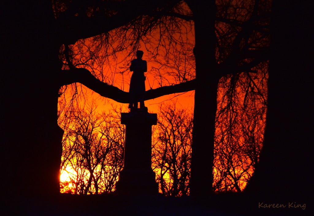 Cemetery Sunrise by kareenking