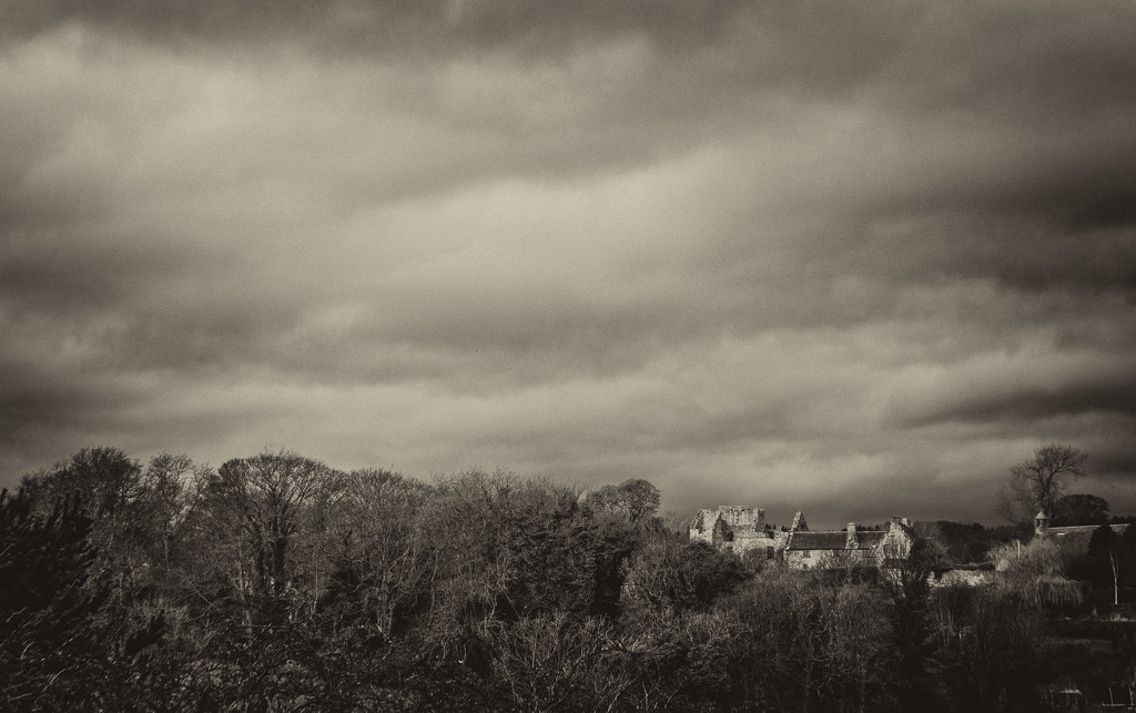 Aberdour Castle and Church by frequentframes