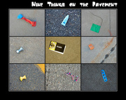 22nd Mar 2016 - Nine Things on the Pavement