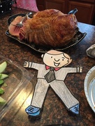 27th Mar 2016 - Flat Stanley came to Easter Dinner