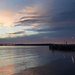 Sunset, Ashley River at Charleston Harbor, Charleston, SC by congaree