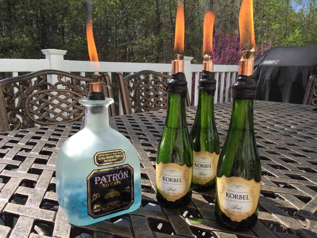 My "Do it Yourself" tiki torches by graceratliff