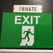 Private Fire Exit by oldjosh
