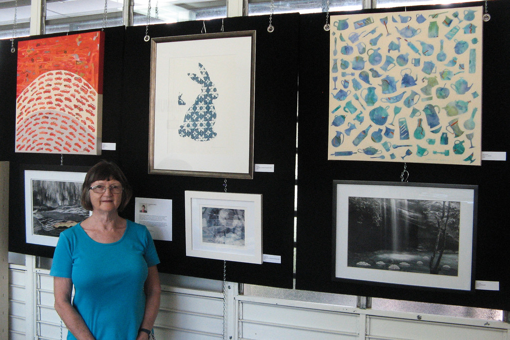 Mapleton Library exhibition by jeneurell