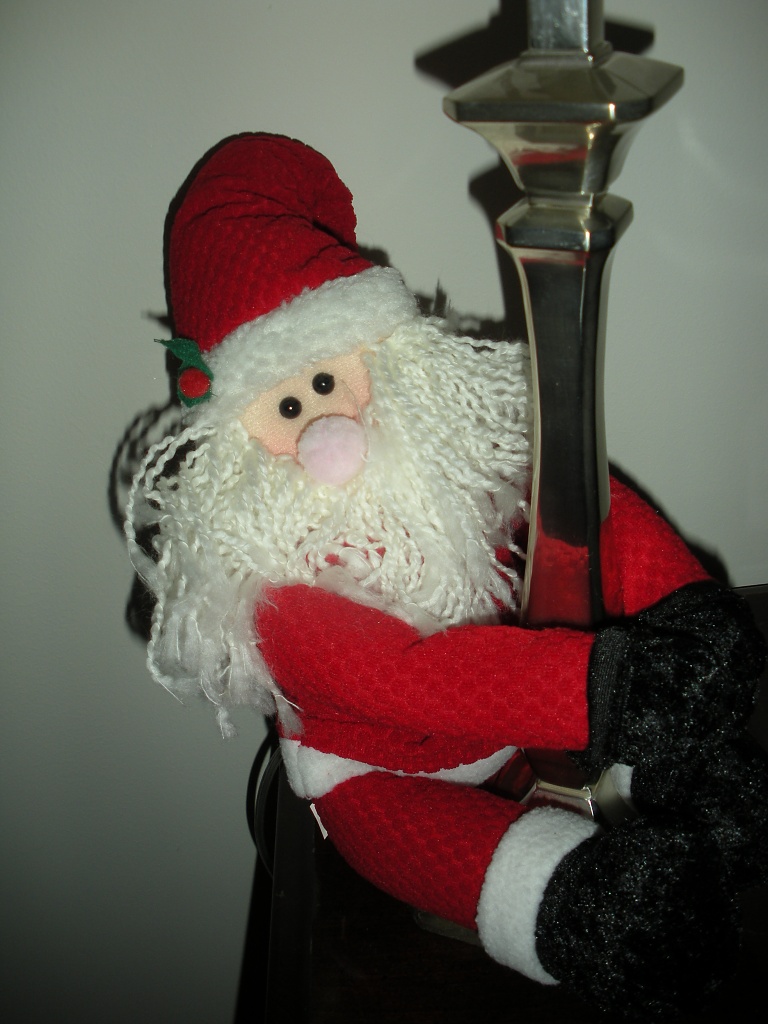 Santa Doing a Pole Dance! by graceratliff