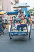 2nd Apr 2016 - Trishaw ride through Jalan Chowrasta