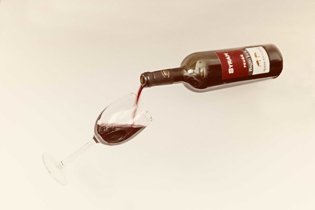 076 A glass of wine by domenicododaro
