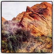7th Apr 2016 - Red Rocks and Hipstamatic