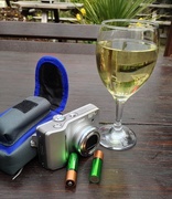 8th Apr 2016 - New camera and first outdoors wine.