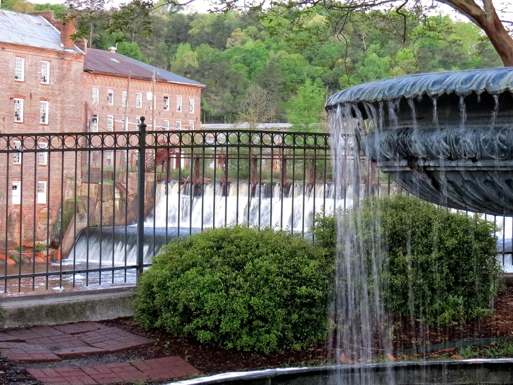 Fountain and Falls by grammyn