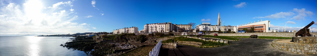 Dun Laoghaire Seafront Panorama by m2016