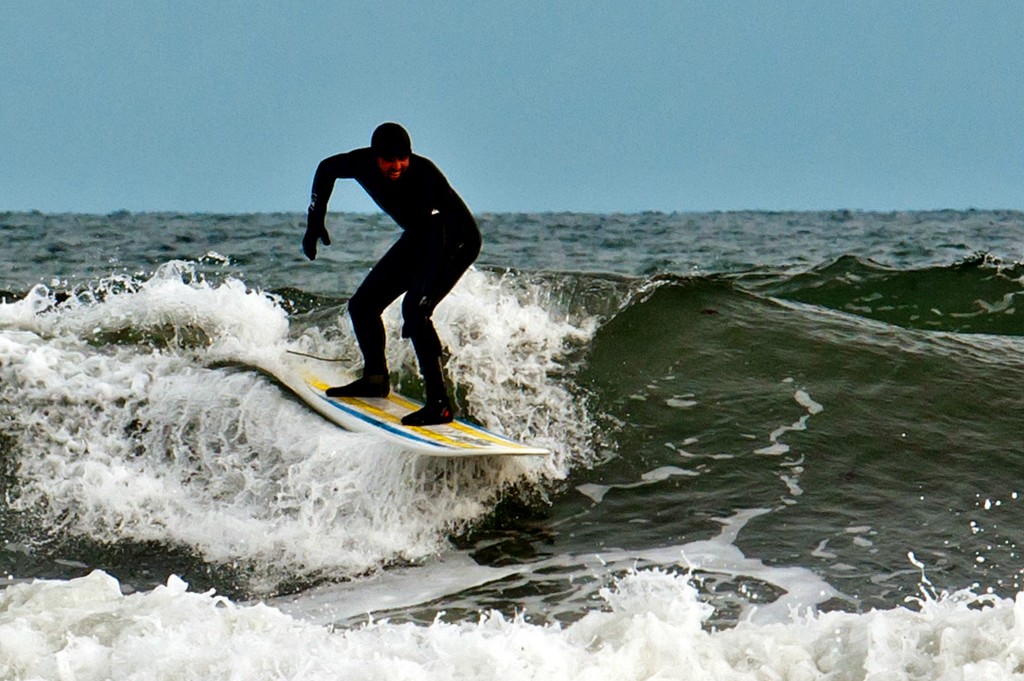 Storms bring out the surfers, even in Maine in April by dianen