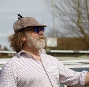 10th Apr 2016 - Modern Glasses and Old hat for Narrowboat Man