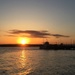 Sunset, mouth of the Ashley River at Charleston Harbor, Charleston, SC by congaree