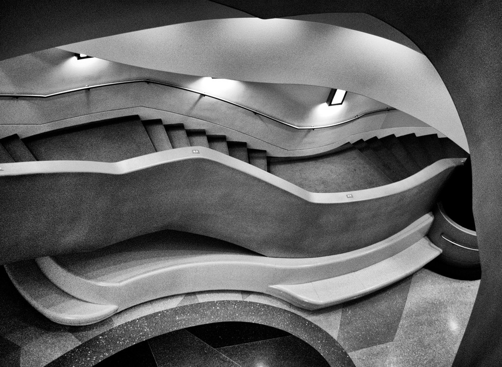 Staircase, Norton Museum of Art by eudora