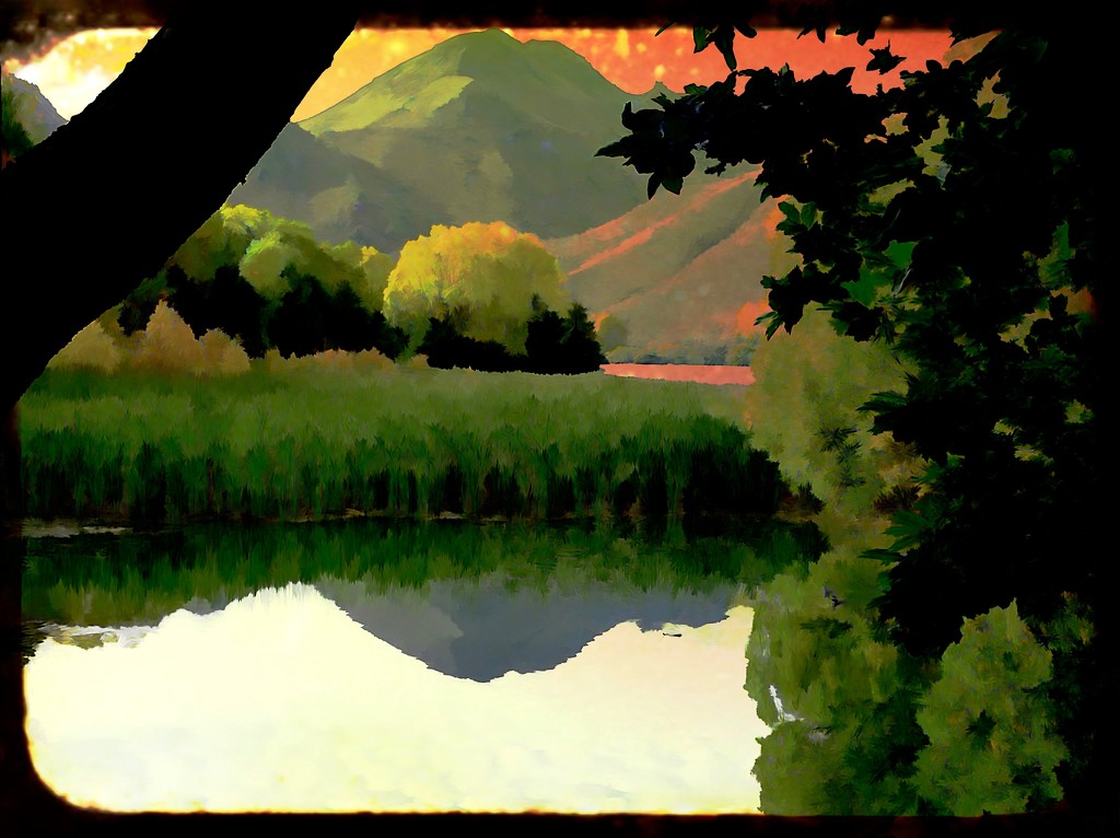 This lake scene... by maggiemae