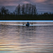 Kayak at Night by rosiekerr