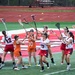 Lacrosse Action in Front of the Goal by rminer