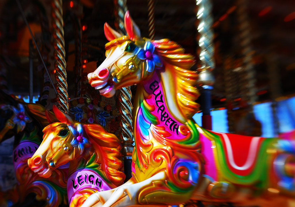 Carousel Horses by davidrobinson