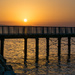 Limni Pier at sunset by evalieutionspics