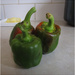 Organic green pepers by kerenmcsweeney