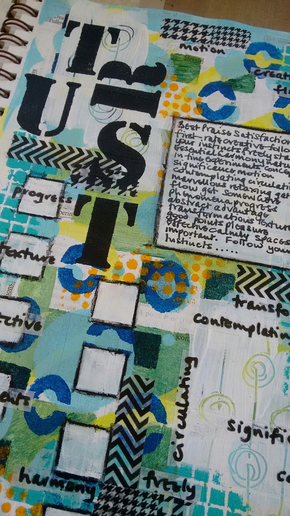 Art journal page by cpw
