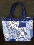 21st Apr 2016 - Blue and White Patchwork Bag