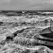 Black and White Waves by cookingkaren