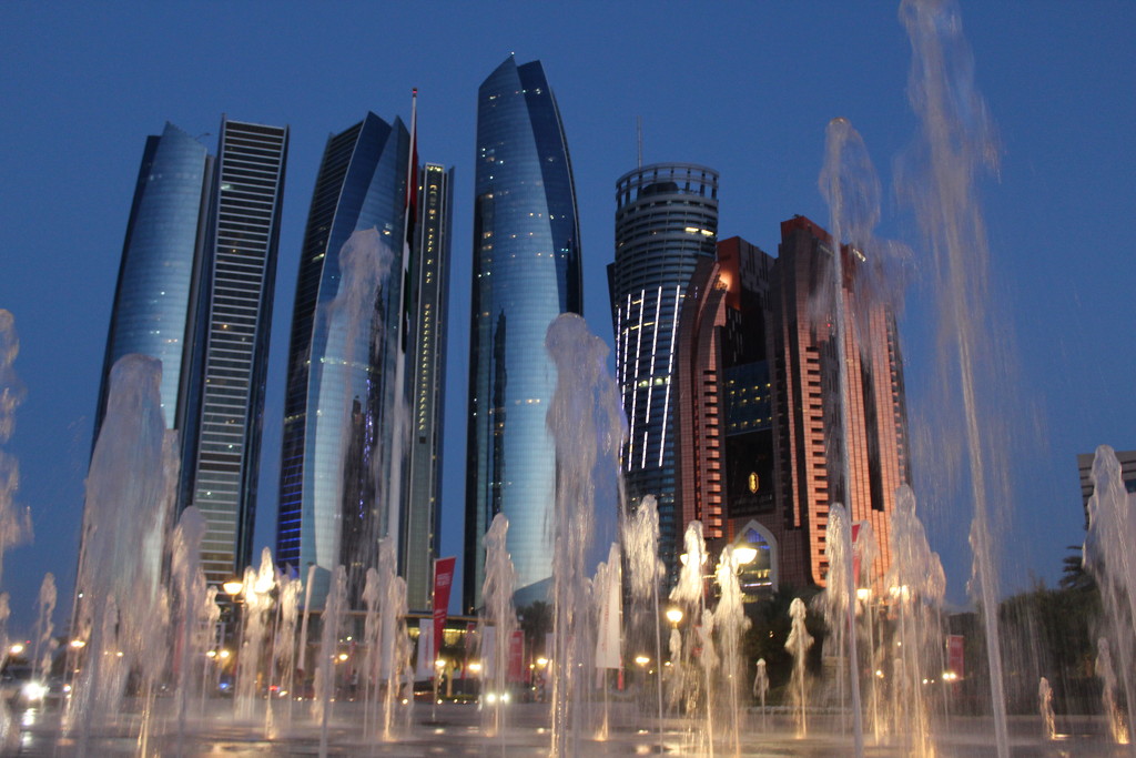 Fountains and Towers by clearday
