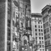 City buildings in B&W by mittens