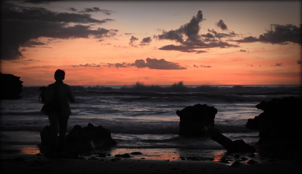 Sunset beach living up to it's name by yorkshirekiwi