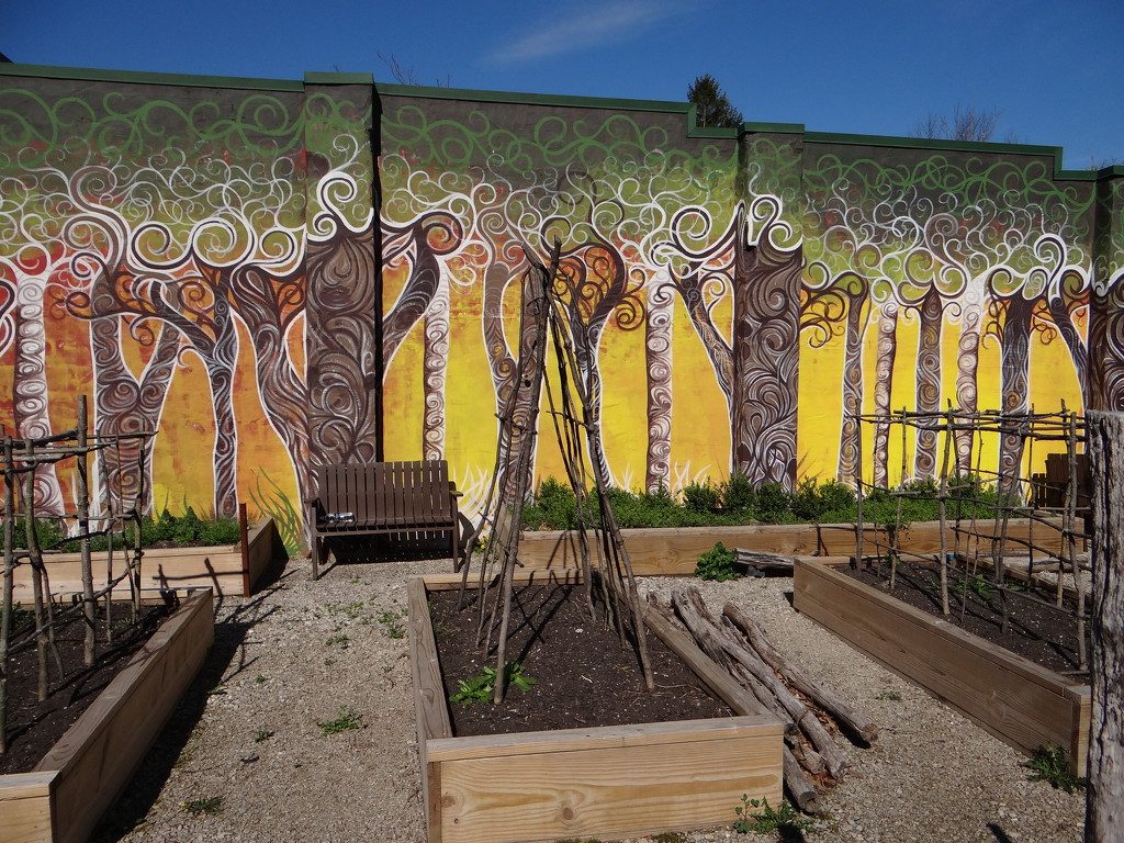 Nice Mural And Herb Garden by brillomick
